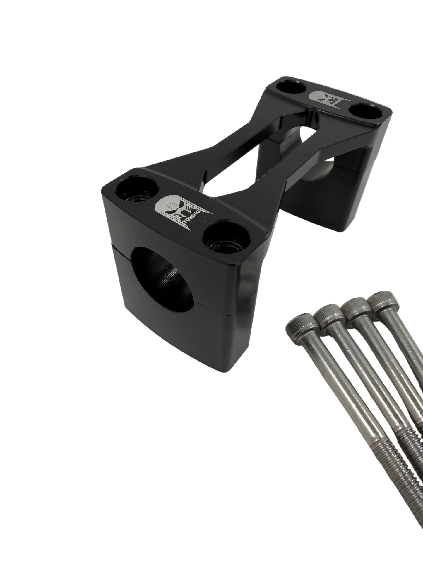PZ CNC Lenkerklemme - Schwarz Eloxiert - inkl. Gutachten