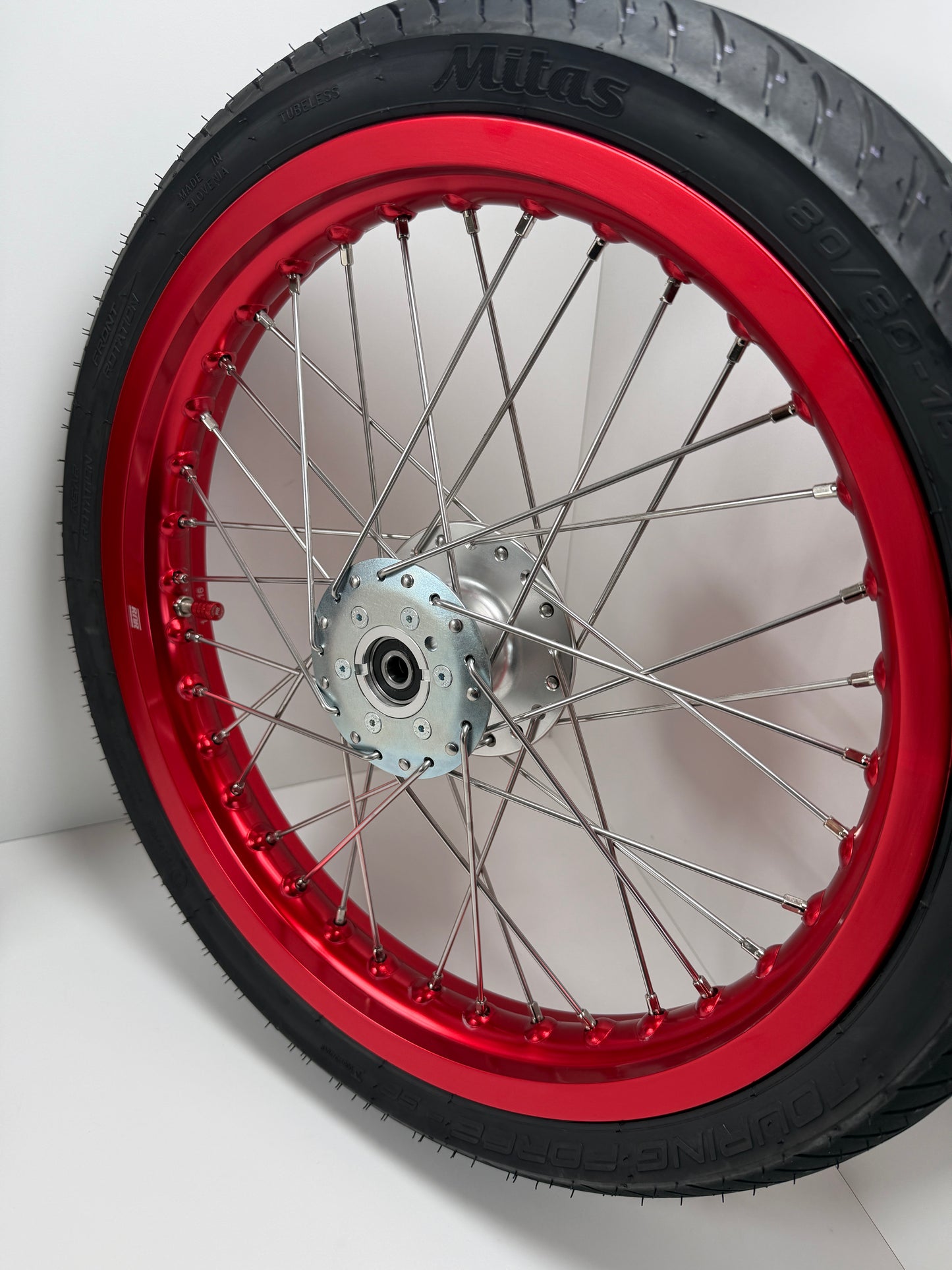 Kompletträder - 1.85x16 | 2.15x16 - Rot Eloxiert