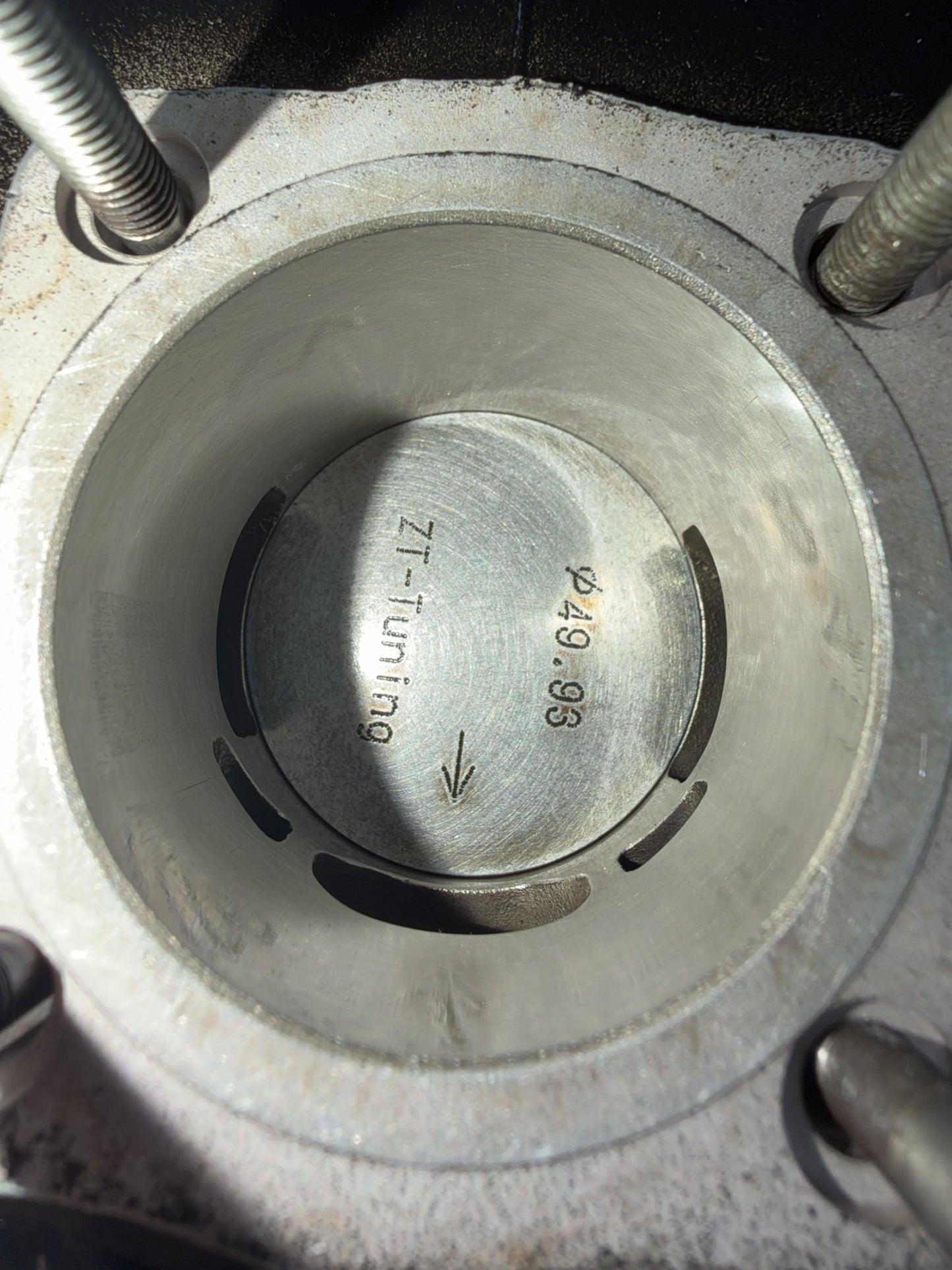 ZT90N Komplettmotor - 5 Gang Getriebe - Schwarz gepulvert