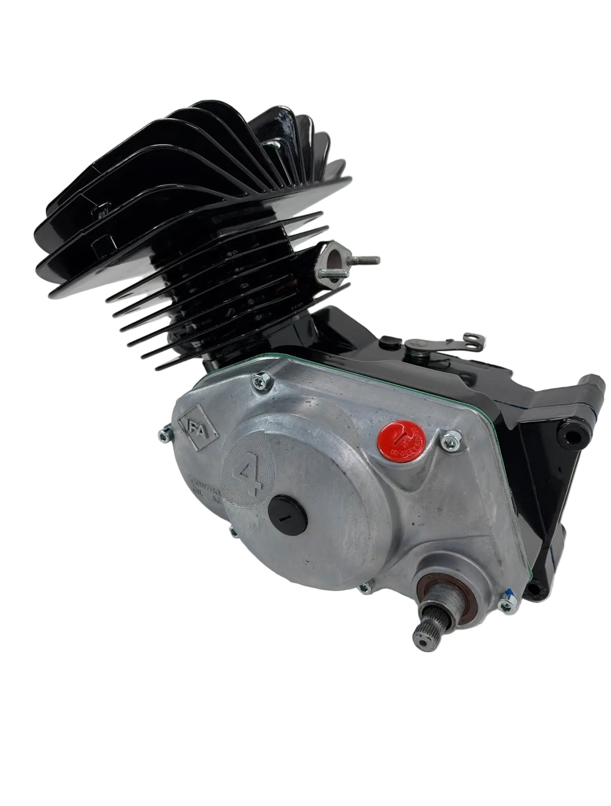ZT90N Komplettmotor - 5 Gang Getriebe - Schwarz gepulvert